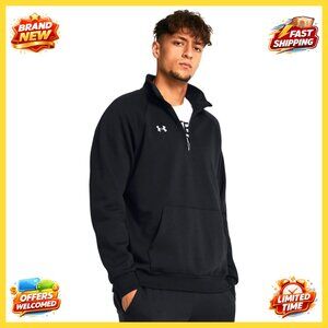 Quarter Zip Fleece Pullover Classic Preppy Athletic Activewear Layering